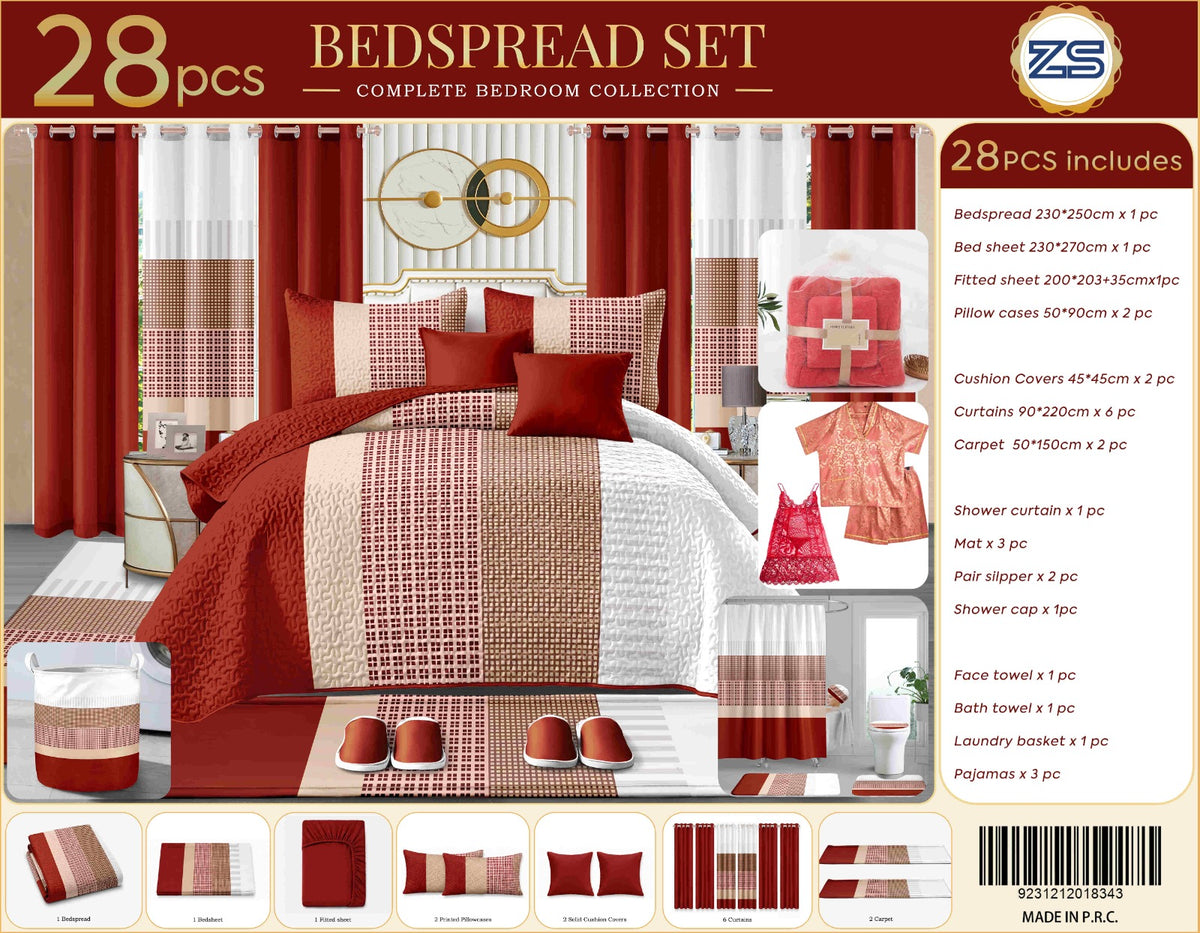 Ensemble Complet Chambre 28 Pieces