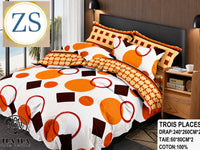 Ensemble 4 pièces Orange Circulaire