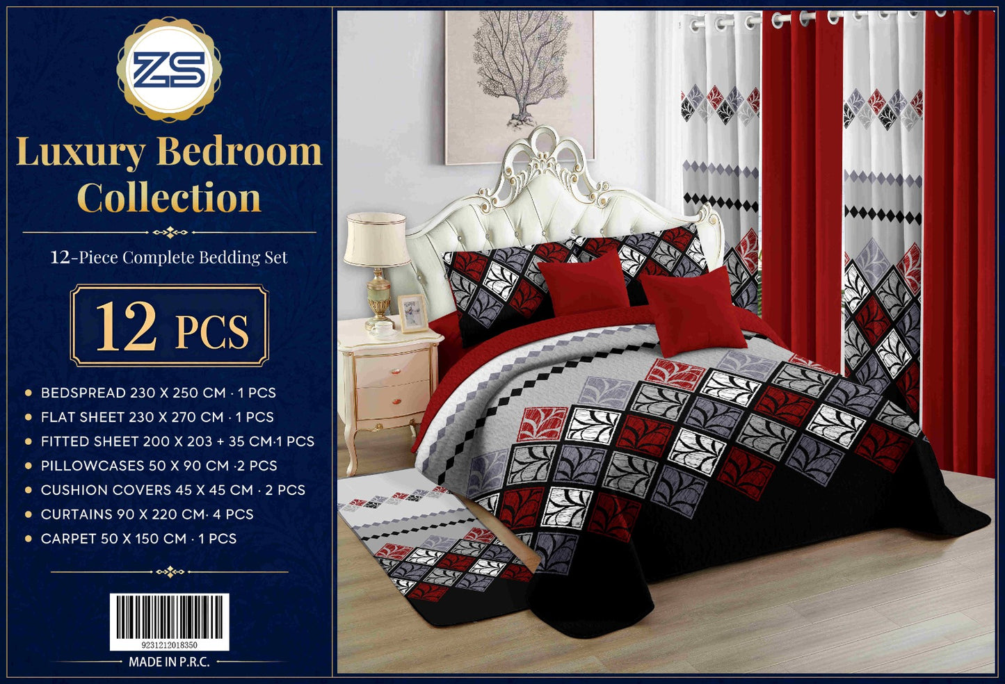 Ensemble Complet Chambre 12 Pieces