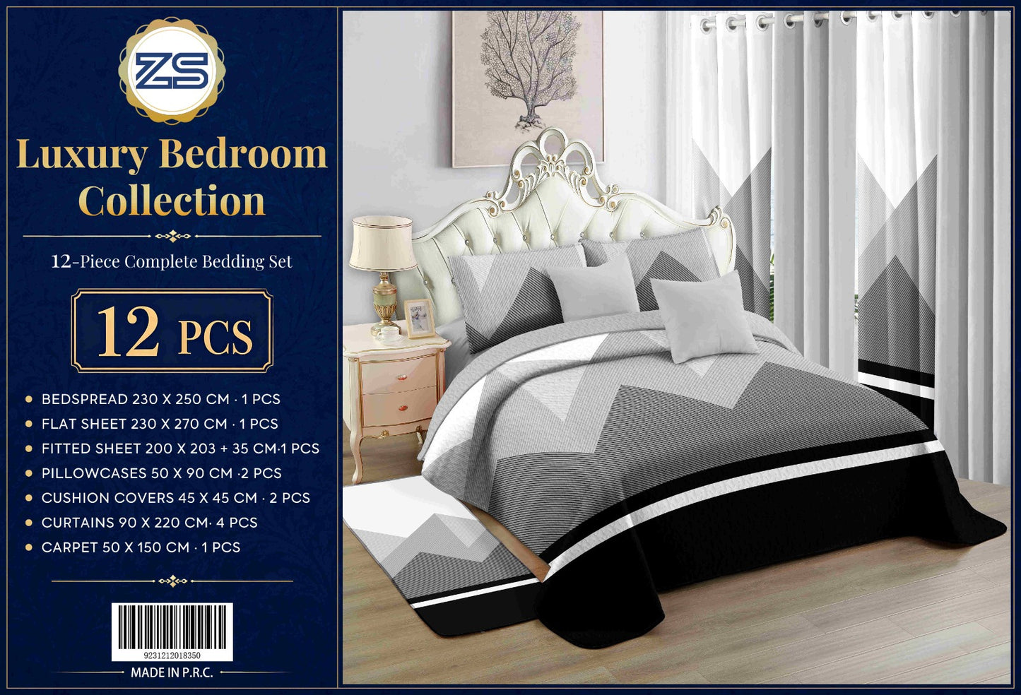 Ensemble Complet Chambre 12 Pieces
