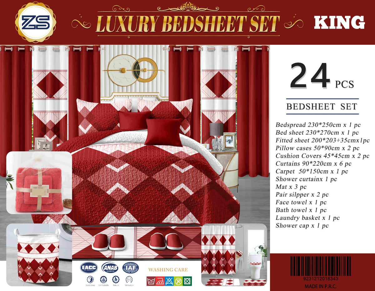 Ensemble Complet Chambre 24 Pieces