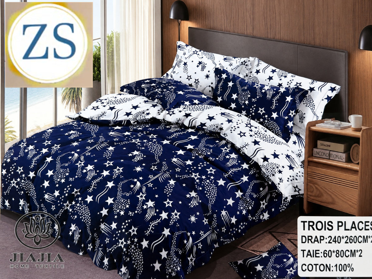 Ensemble 4 pièces Bleu Étoile